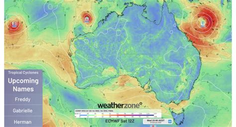 Warning As Three Potential Cyclones Brewing Off Australias Coast
