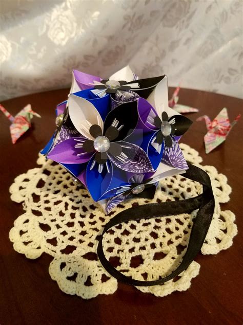 Moon Kusudama Origami Flower Ball 46 By Shadycatstudios On Deviantart