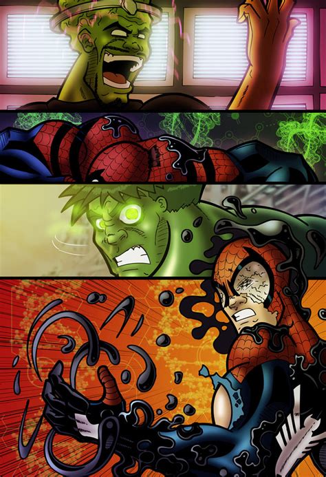 Spidey V Hulk Page By Anubis Kx On Deviantart