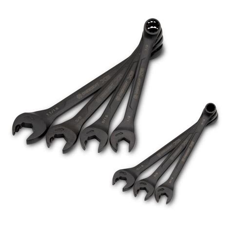 Crescent X6 Ratcheting Wrench Set 7 Pc Combination With Spline Open