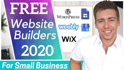 Top 5 Free Website Builders For Small Business 2021 Youtube
