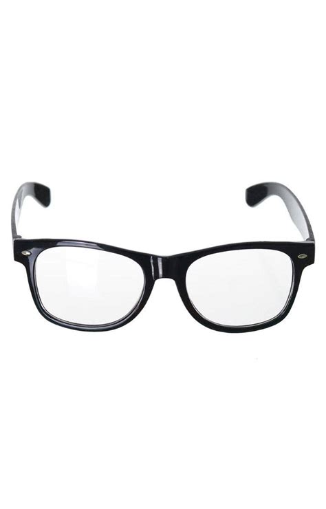 Black Frame Nerd Glasses Adults Geek Glasses Costume Accessory