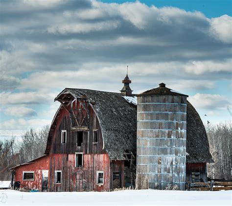 Barn With Silo Photograph By Paul Freidlund Fine Art America