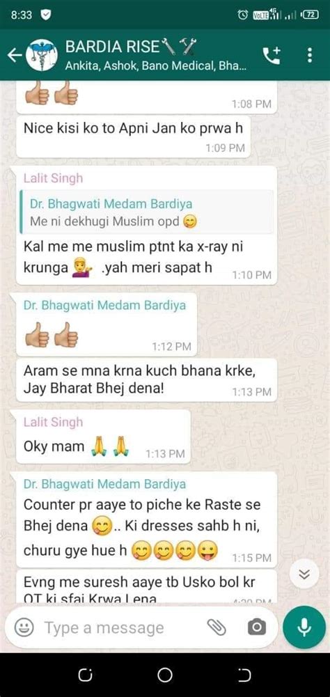 ‘stop Attending To Muslim Patients Rajasthan Hospital Staff Chats