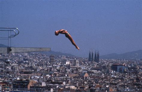 Olympics 1992 Barcelona Diver At Barcelona Photo Chris Smith Swimming Diving Scuba Diving