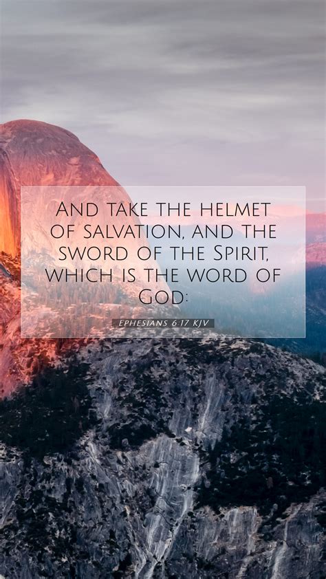 Ephesians 617 Kjv Mobile Phone Wallpaper And Take The Helmet Of