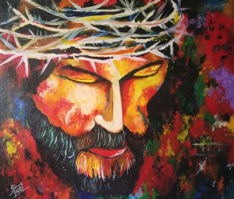 Jesus Christ Painting By Shamali Baware Saatchi Art