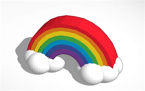 3d Design Copy Of Rainbow Original Design By Aarnet Jensy Tinkercad