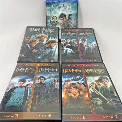 Complete Set Of Harry Potter Double Feature Dvds 1999 Picclick