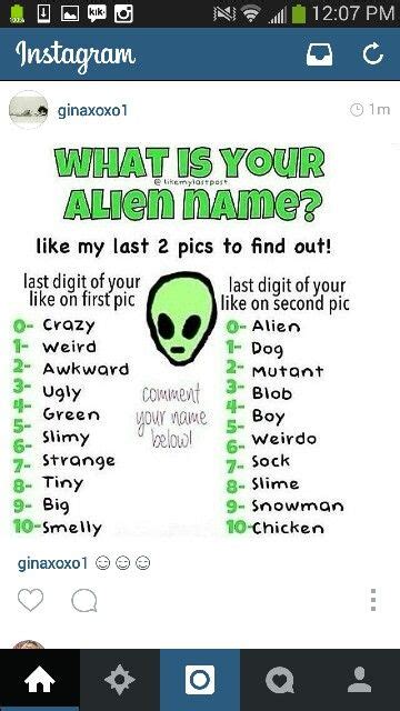 Alien Name Writing Memes How To Find Out Names