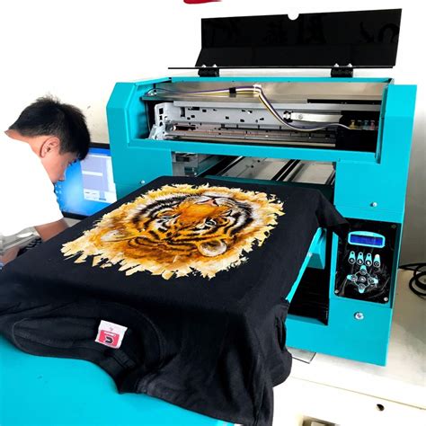 Also can be use to print on satin pillow, chiffon fabric, backlit fab. A3+digital textile printer t shirt printing machine for ...