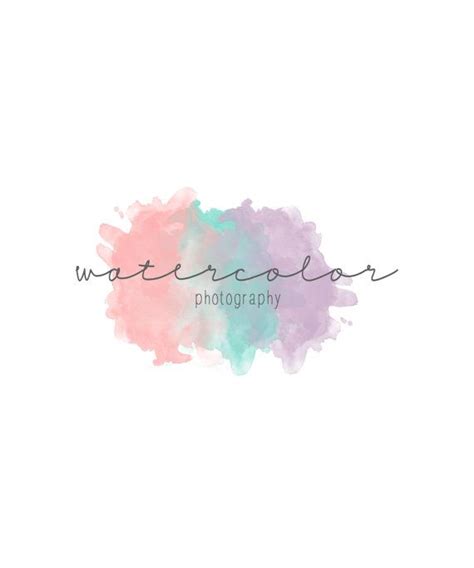 Watercolor Logo And Watermark