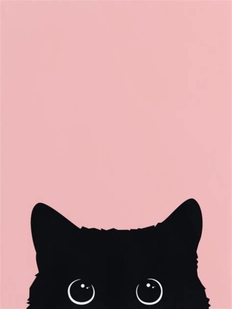 Cute Black Kitten Wallpaper