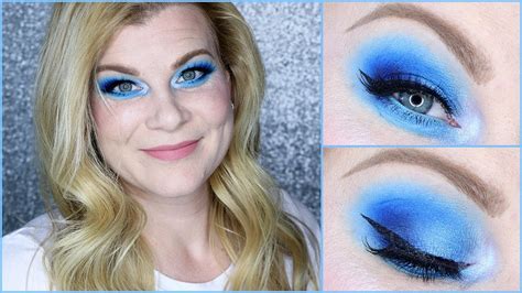 How To Wear Bright Blue Eyeshadow Talk Through Tutorial Makeup Your