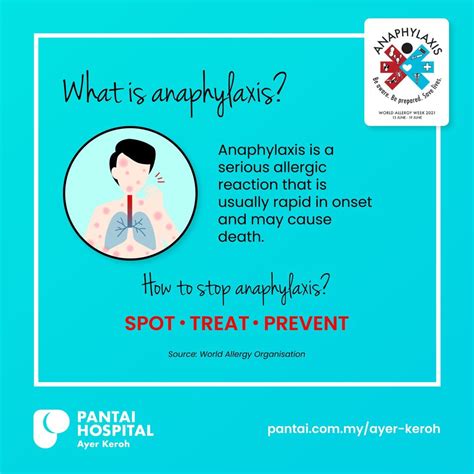 National Cancer Society Of Malaysia Penang Branch What Is Anaphylaxis