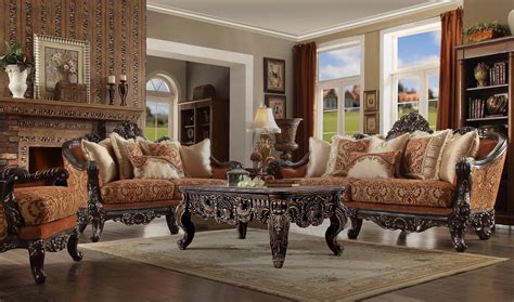 Luxurious Traditional Formal Living Room Furniture Set