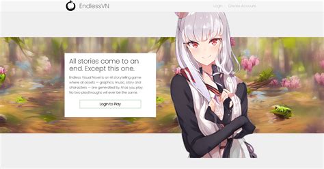 Endless Visual Novel And Other Ai Tools For Storytelling Game