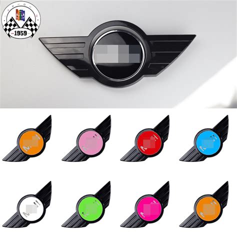 Brand New Abs Material Black Color Logo Emblems Cover For Mini R56 R60