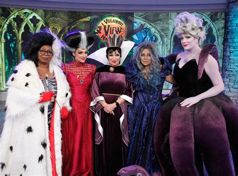 The View Hosts Dress Up As Disney Villains See The Uncanny Comparisons To Their Animated