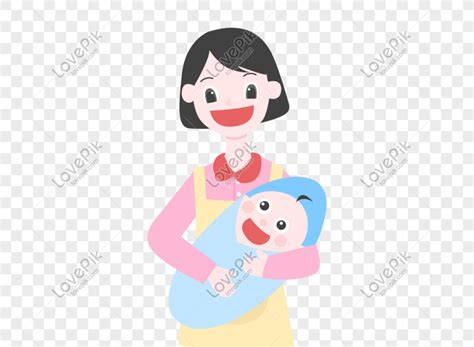 Gambar Kartun Ibu Dan Bayi Inaru Gambar