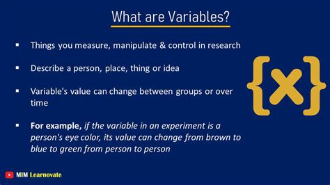 10 Types Of Variables In Research Examples Ppt Mim Learnovate