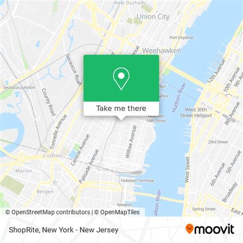 How To Get To Shoprite In Hoboken Nj By Bus Train Light Rail Or Subway