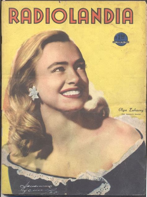 Olga Zubarry 1955 Movie Stars Journals Argentina Actresses