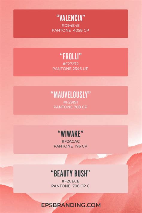 Beautiful Pink Color Palettes Eps Branding In Color Palette