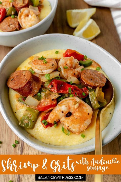 Shrimp And Grits With Andouille Sausage Recipe Andouille Sausage