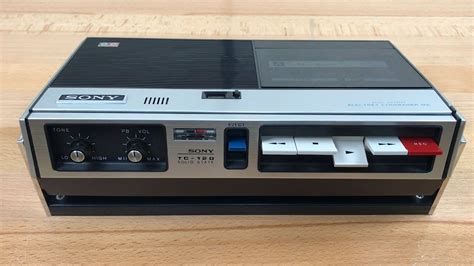 Restoring A 1970 Sony Cassette Tape Recorder Youtube