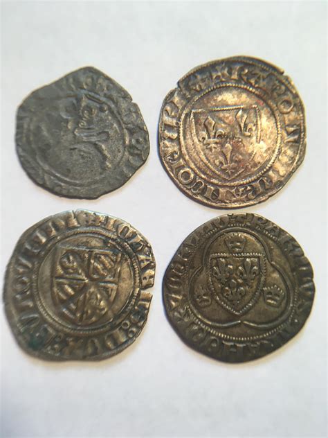 French Coins Related To The Continuing Of The 100 Years War Ancientcoins