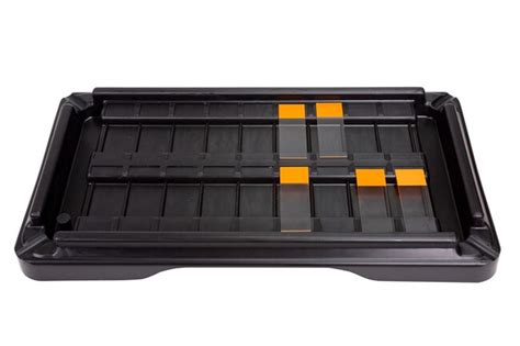 Fisherbrand 18 Place Slide Staining Tray Set Black Staining Tray