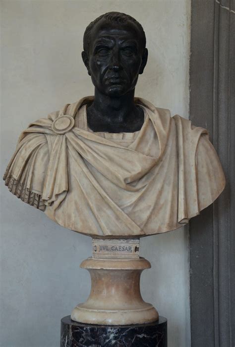 Bronze Head Of Julius Caesar On Modern Bust Copy Of An Or Flickr