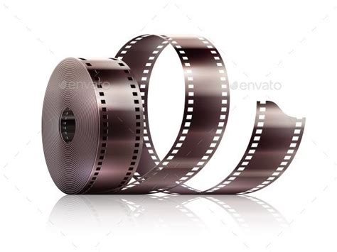 Cinematography Movie Video Film Tape Isolated Film Tape Video Film