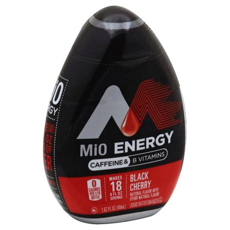Mio Energy Black Cherry Liquid Water Enhancer Shop Mixes And Flavor
