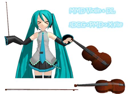 Mmd Violin Dl By Chibi Baka San On Deviantart
