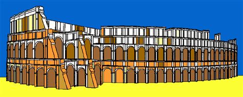 Coliseo Romano Para Colorear Coliseo Romano Para Imprimir