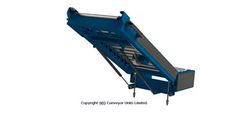 Painted Steel 24v Dc Powered Conveyor Lift Up Gates Zero Line