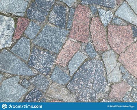 Decorative Stone Floor Texture On The Terrace Stock Photo Image Of