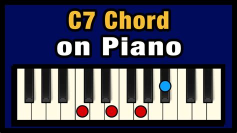 C7 Akkord Auf Klavier Kostenlose Karte Professionelle Komponisten