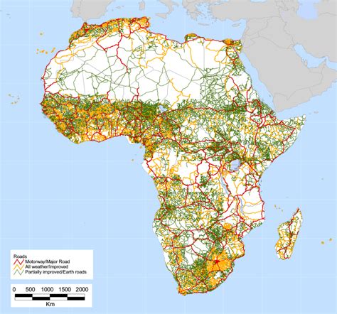 Africa Map Scale Map Of Africa