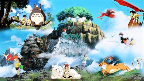 Featuring scenes from 'whisper of the heart,' 'my neighbour totoro' and more. 68+ Miyazaki Wallpapers on WallpaperPlay