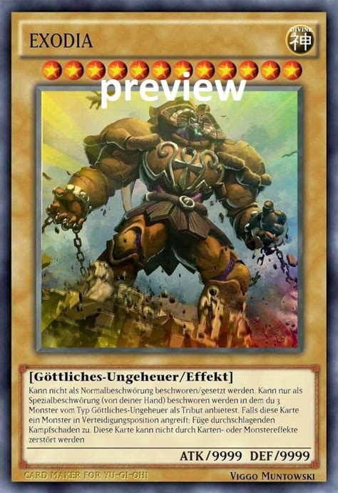 Exodia Orica Custom Card Obelisk Tormentor Winged Dragon Of Ra Etsy