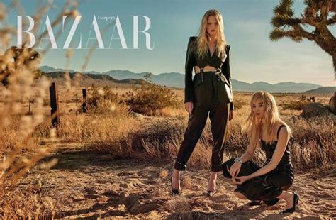 Daphne And Li Model Romantic Fashion For Harpers Bazaar Singapore In