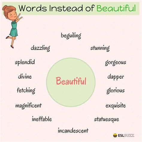 100 Different Ways To Say Beautiful Esl Buzz