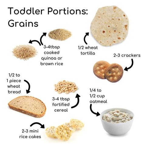 Toddler Portions For Grains Baby Food Recipes Homemade Baby Foods