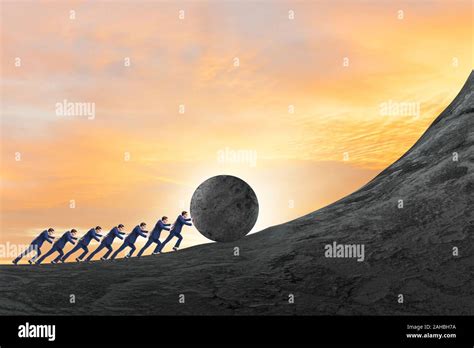 Pushing Rock Uphill Hi Res Stock Photography And Images Alamy