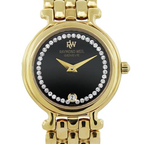 Raymond Weil Diamond Chorus 9937 2 Gold Plated Watch Boca Raton