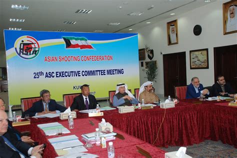 25th asc executive committee meeting kuwait asian shooting confederation