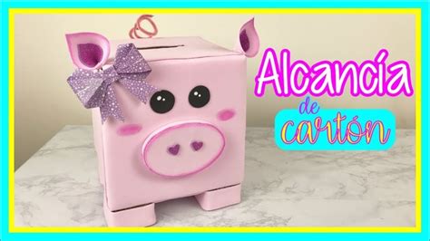 AlcancÍa De Cerdito De CartÓn Creativa Official 🐽🎨 ️ Alcancia